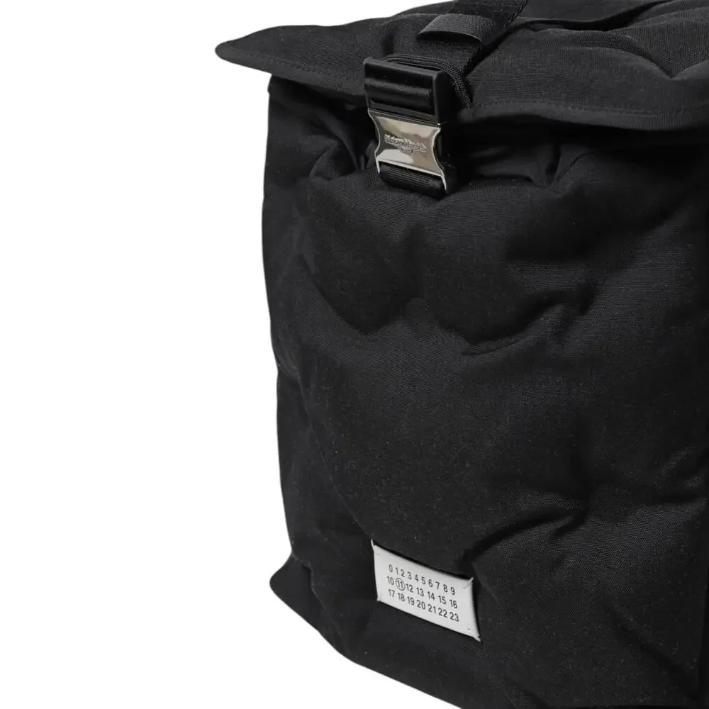 Maison Margiela Glam Slam Numbers Patch Canvas Backpack Black - New $2050